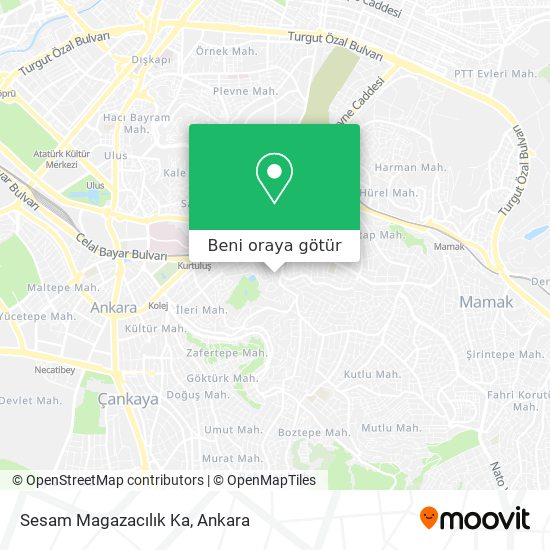 Sesam Magazacılık Ka harita
