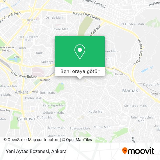 Yeni Aytac Eczanesi harita