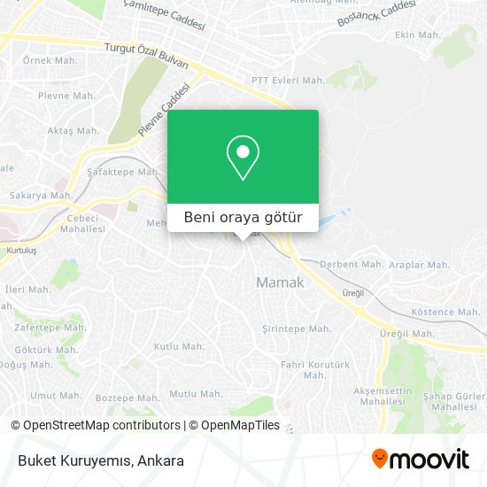 Buket Kuruyemıs harita