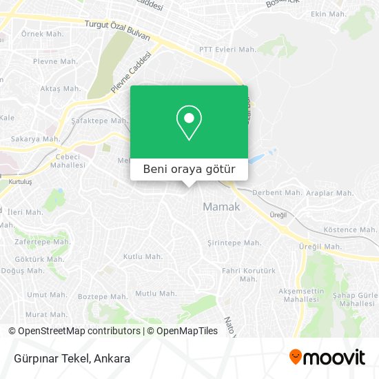 Gürpınar Tekel harita