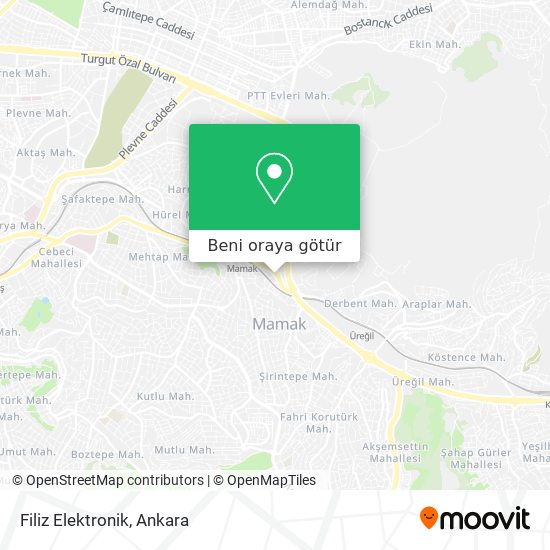Filiz Elektronik harita