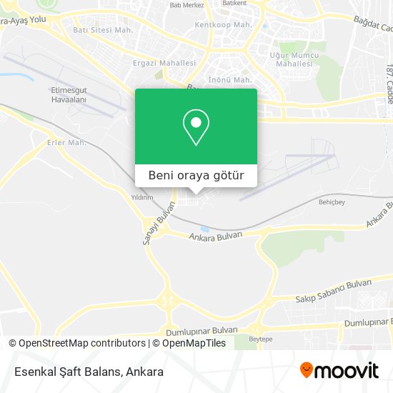 Esenkal Şaft Balans harita