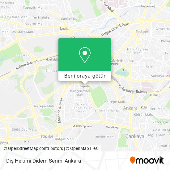 Diş Hekimi Didem Serim harita
