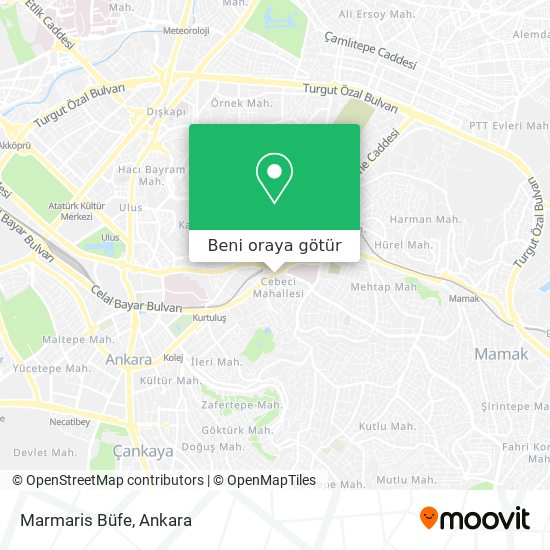 Marmaris Büfe harita