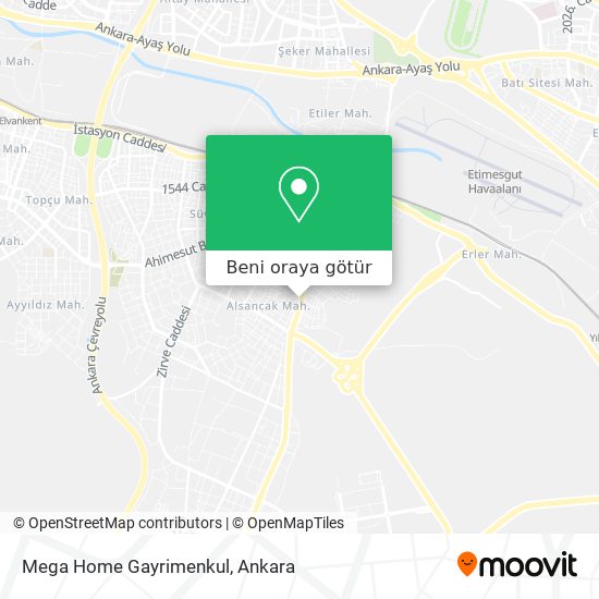 Mega Home Gayrimenkul harita