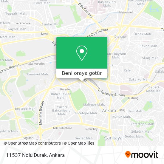 11537 Nolu Durak harita