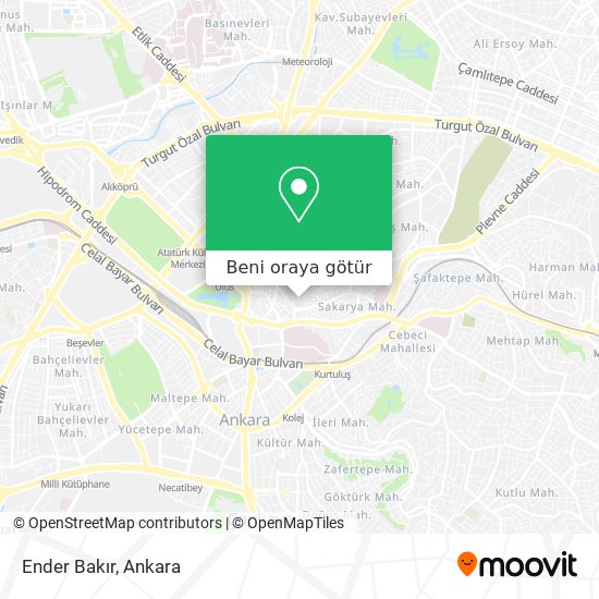 Ender Bakır harita