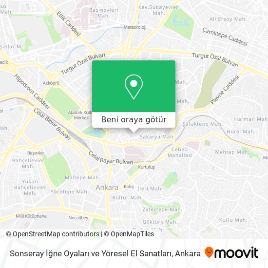 Sonseray İğne Oyaları ve Yöresel El Sanatları harita