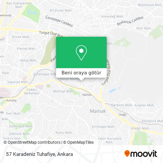 57 Karadeniz Tuhafiye harita