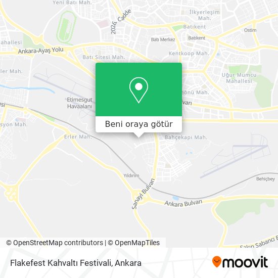 Flakefest Kahvaltı Festivali harita