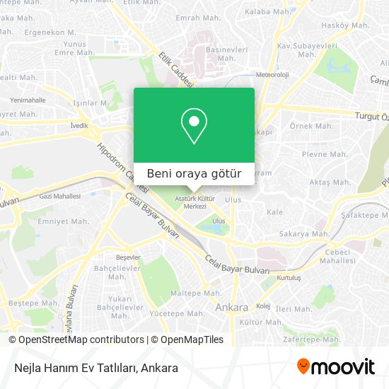 Nejla Hanım Ev Tatlıları harita