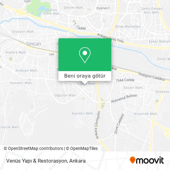 Venüs Yapı & Restorasyon harita