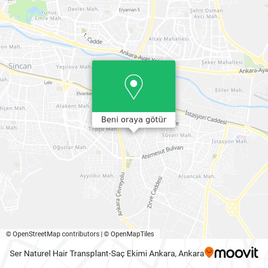 Ser Naturel Hair Transplant-Saç Ekimi Ankara harita