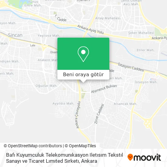 Bafı Kuyumculuk Telekomunıkasyon Iletısım Tekstıl Sanayı ve Tıcaret Lımıted Sırketı harita