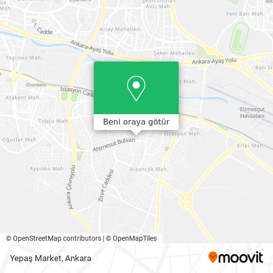 Yepaş Market harita