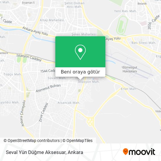 Seval Yün Düğme Aksesuar harita