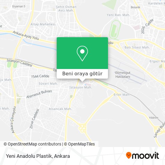Yeni Anadolu Plastik harita
