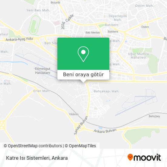 Katre Isı Sistemleri harita