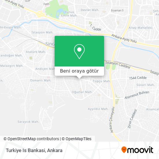 Turkiye Is Bankasi harita