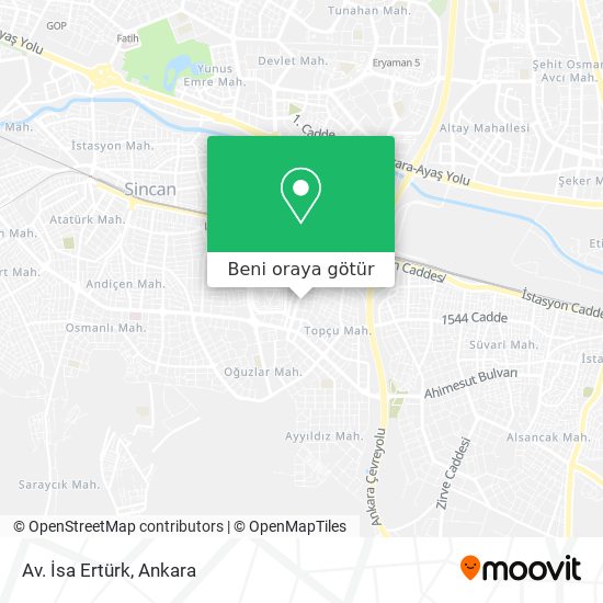 Av. İsa Ertürk harita