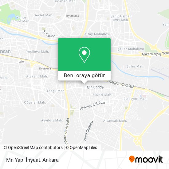 Mn Yapı İnşaat harita