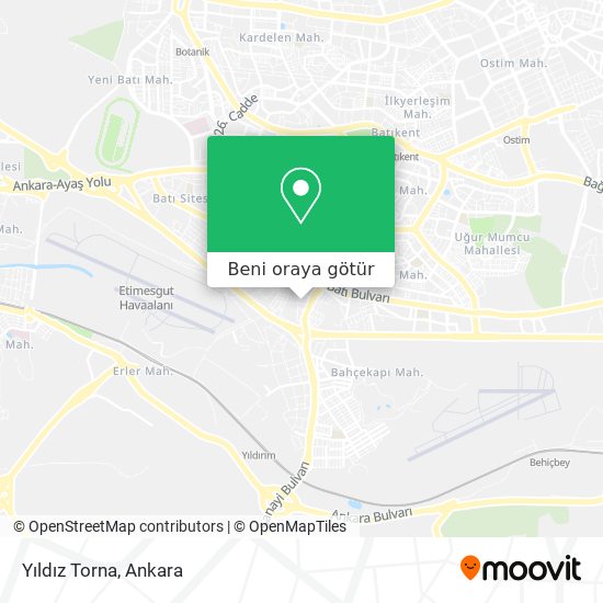 Yıldız Torna harita