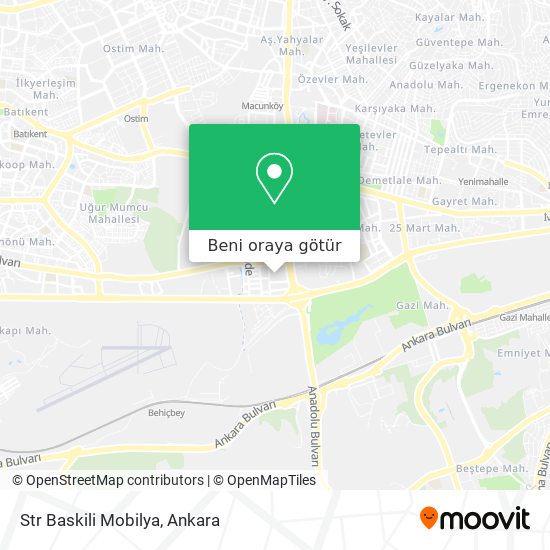 Str Baskili Mobilya harita