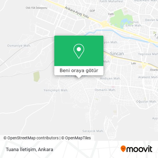 Tuana İletişim harita