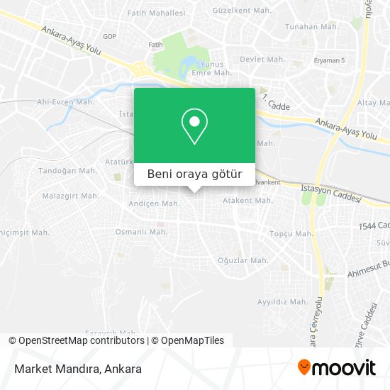 Market Mandıra harita