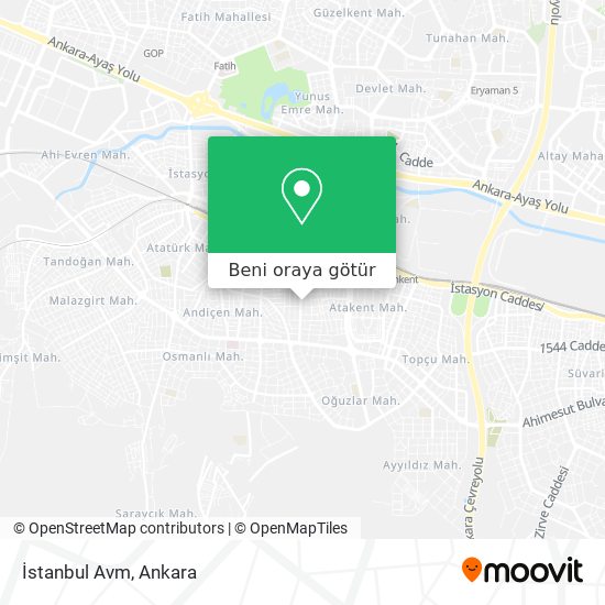 İstanbul Avm harita