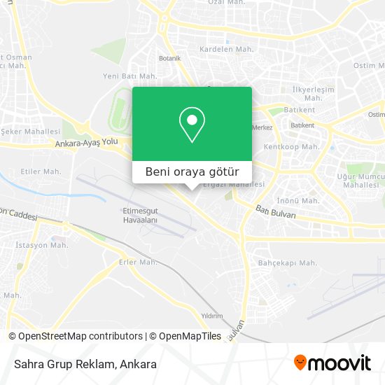 Sahra Grup Reklam harita