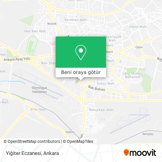 Yiğiter Eczanesi harita