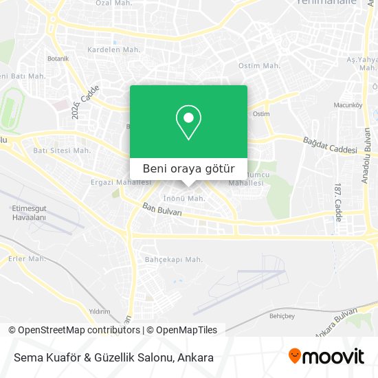 Sema Kuaför & Güzellik Salonu harita