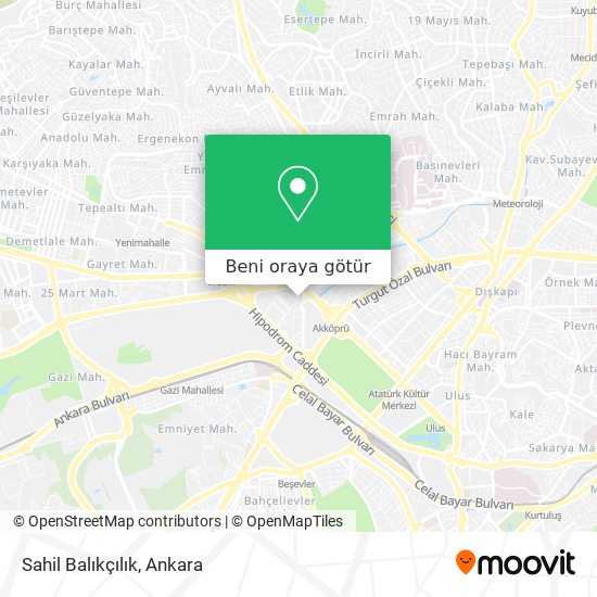 Sahil Balıkçılık harita