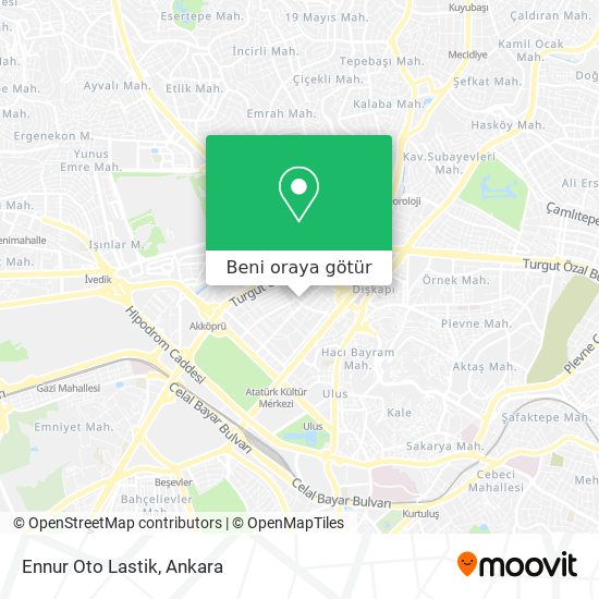 Ennur Oto Lastik harita