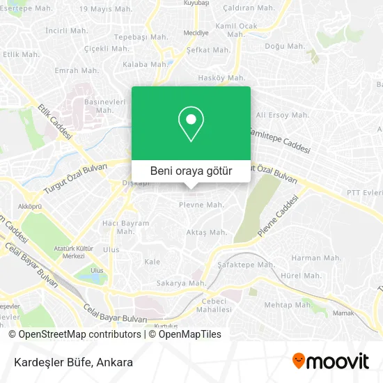Kardeşler Büfe harita