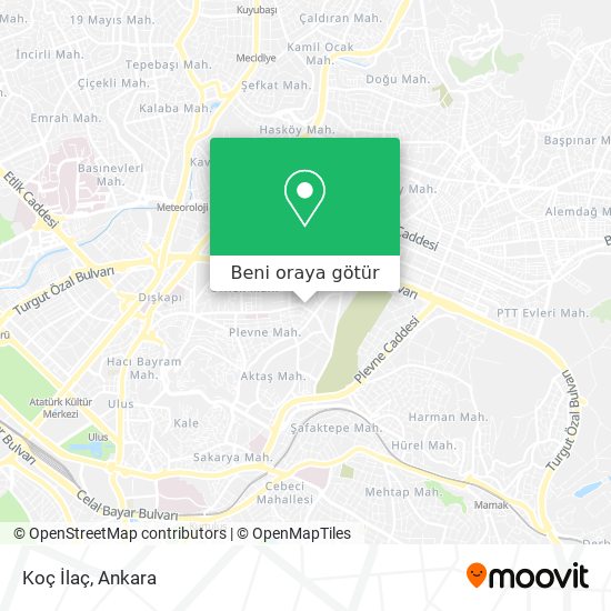 Koç İlaç harita