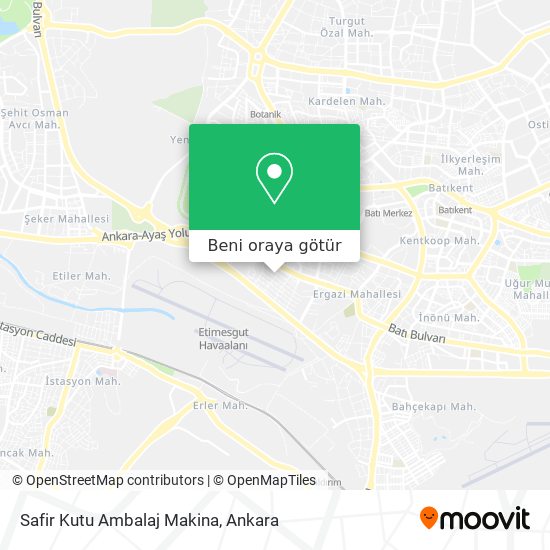 Safir Kutu Ambalaj Makina harita