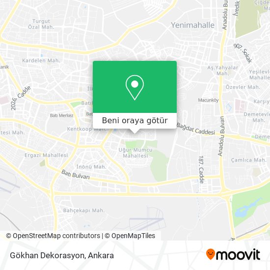 Gökhan Dekorasyon harita