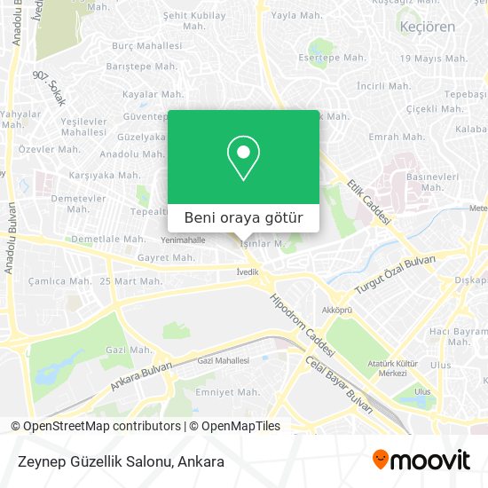 Zeynep Güzellik Salonu harita