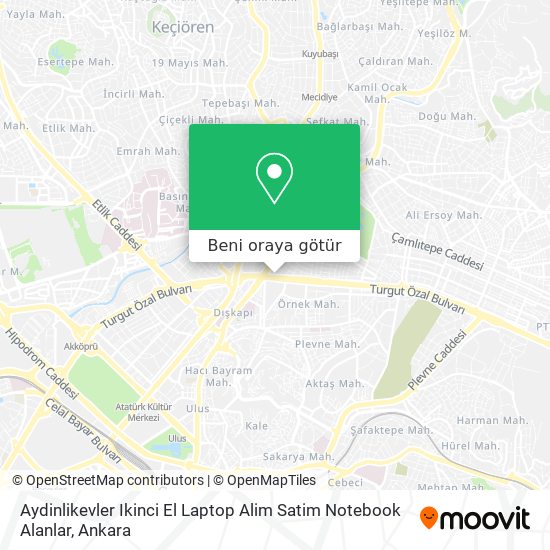Aydinlikevler Ikinci El Laptop Alim Satim Notebook Alanlar harita