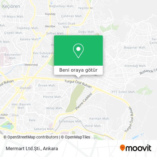 Mermart Ltd.Şti. harita