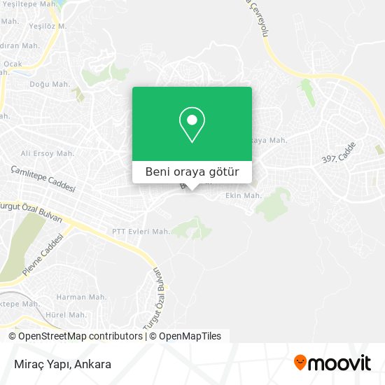 Miraç Yapı harita