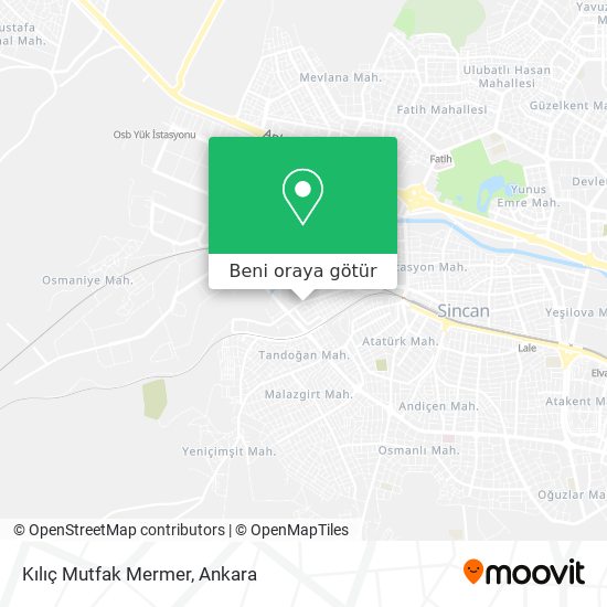 Kılıç Mutfak Mermer harita