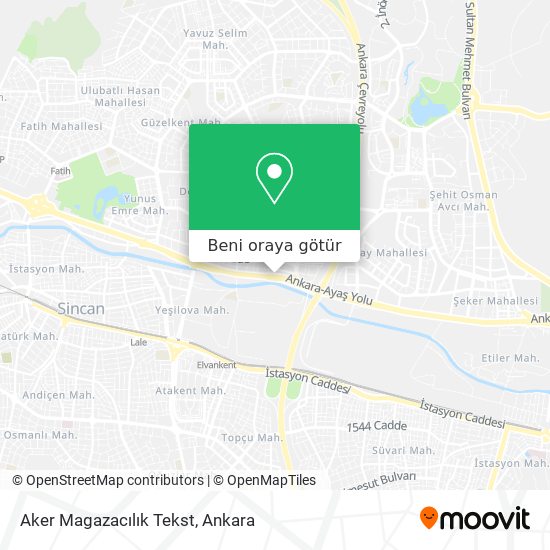 Aker Magazacılık Tekst harita