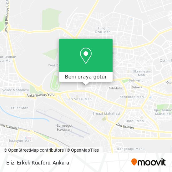 Elizi Erkek Kuaförü harita
