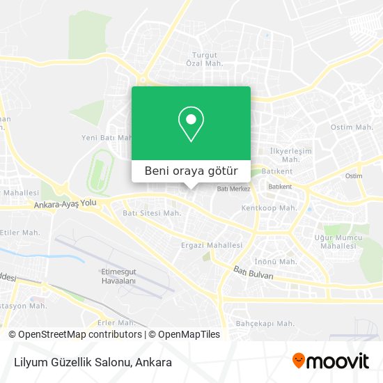 Lilyum Güzellik Salonu harita