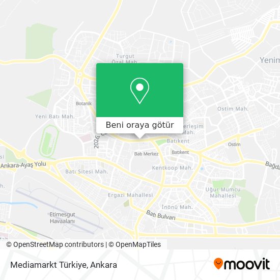 Mediamarkt Türkiye harita