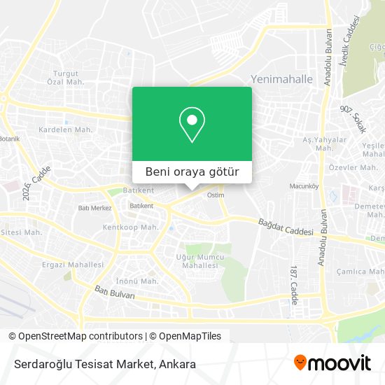 Serdaroğlu Tesisat Market harita