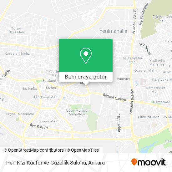 Peri Kızı Kuaför ve Güzellik Salonu harita